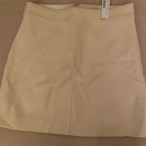 Princess mini skirt in double-serge wool